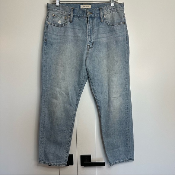 Madewell The Perfect Vintage Jean Light Wash 30/10 straight leg high waisted - Picture 7 of 15